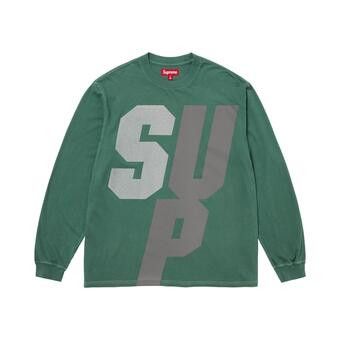 Buy Supreme Reflective Long-Sleeve Top 'Green' - FW25KN71 GREEN | GOAT