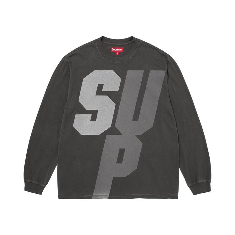 Buy Supreme Reflective Long-Sleeve Top 'Black' - FW25KN71 BLACK | GOAT