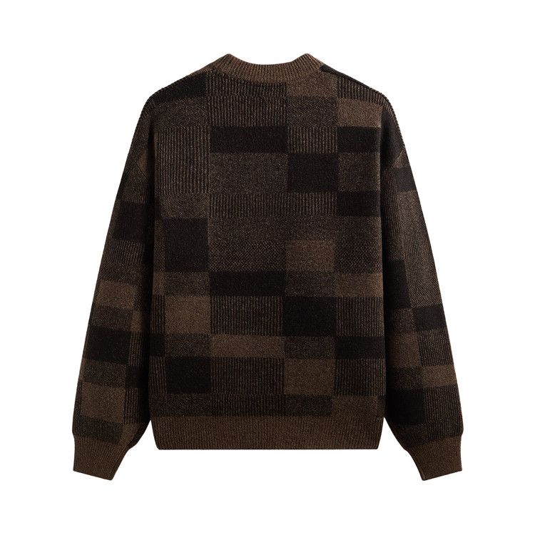 Kith Lewis Check Sweater 'kindling'