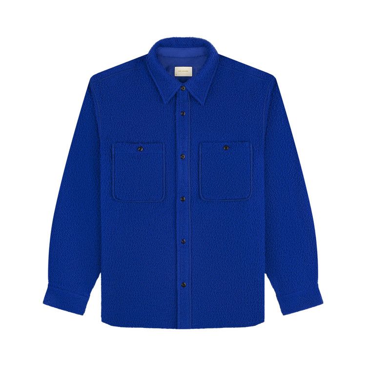 Aimé Leon Dore Casentino Wool Overshirt Blue Quartz