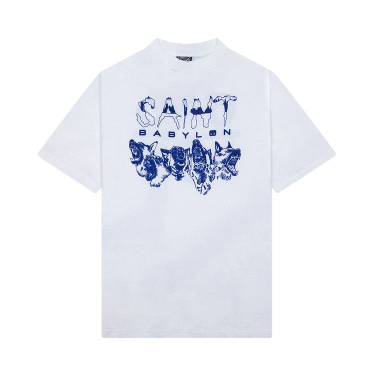 Buy SAINT Mxxxxxx x Babylon Triple 6'X Dog Short-Sleeve Tee 'White
