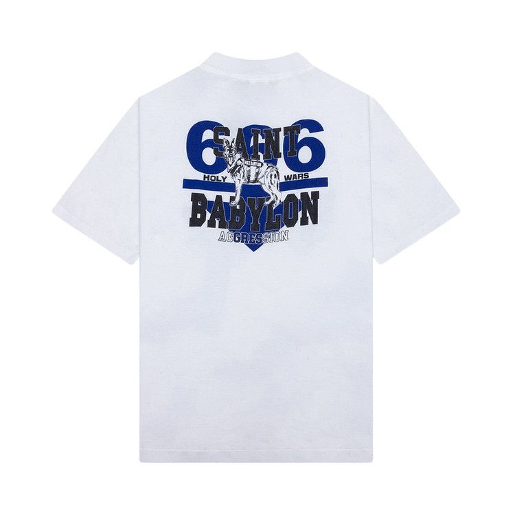 Buy SAINT Mxxxxxx x Babylon Triple 6'X Dog Short-Sleeve Tee 'White