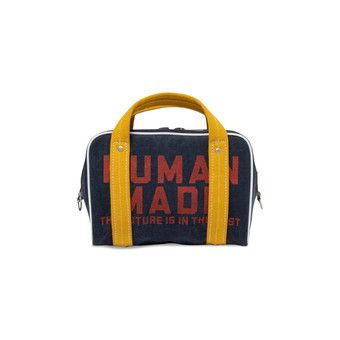 Buy Human Made Canvas Boston Bag Small 'Navy' - HM30GD056 NAVY | GOAT