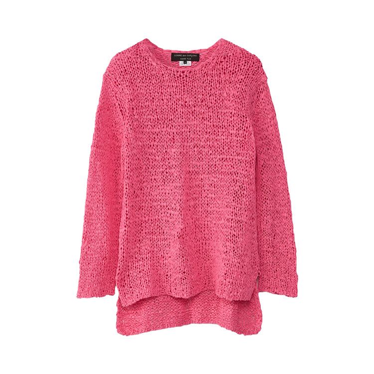 Comme des Garçons Homme Plus Loose Knit Sweater 'Pink' — foto 2