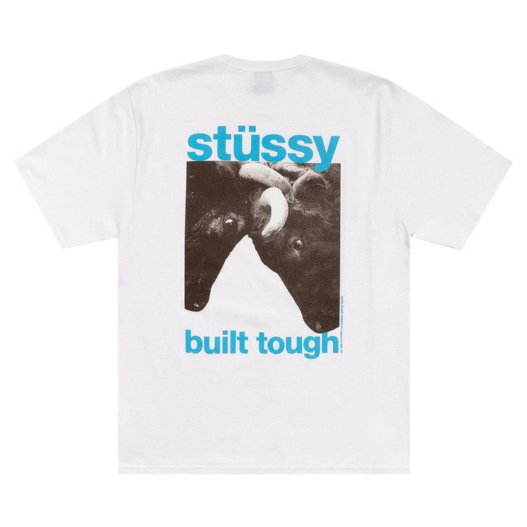 Buy Stussy Built Tough Tee 'White' - 1905172 WHIT | GOAT