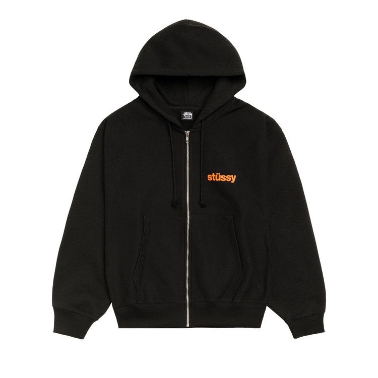 Stussy Built Tough Zip Hoodie 'black'