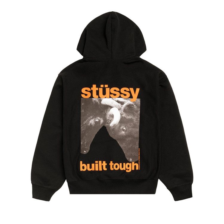 Stussy Built Tough Zip Hoodie 'black'