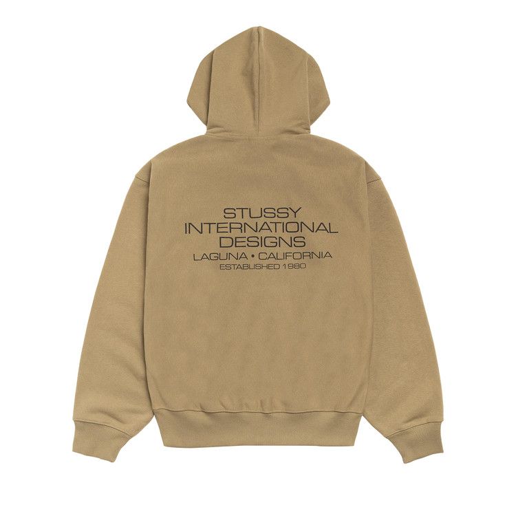 Stussy International Designs Zip Hoodie Army
