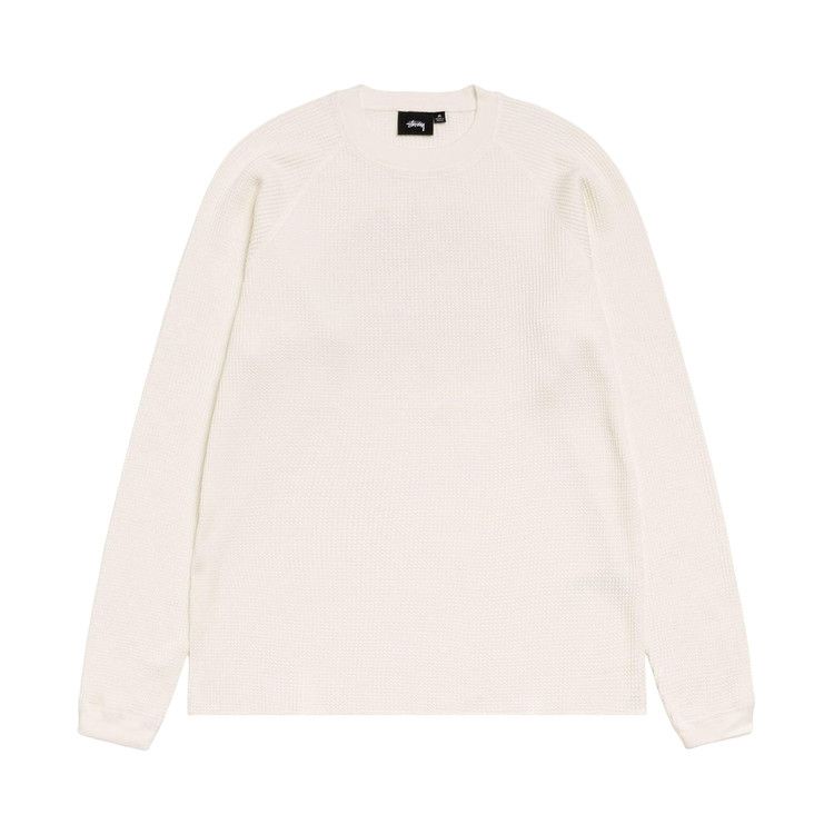 Buy Stussy Mantra Raglan Thermal 'White' - 1140395 WHIT | GOAT