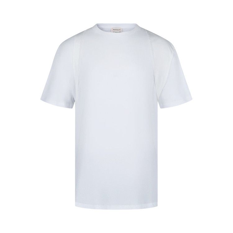 Alexander McQueen Harness Cotton T-Shirt White