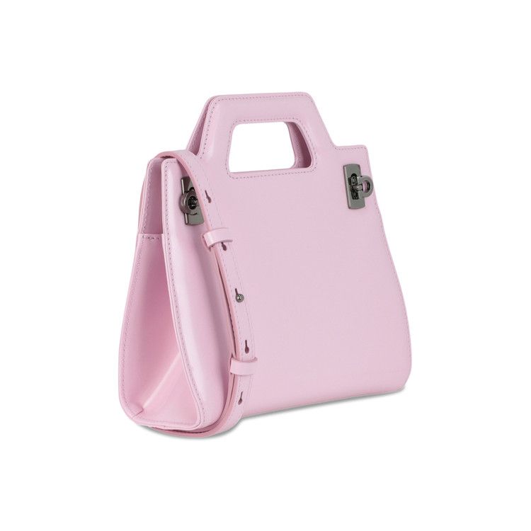 Ferragamo Mini Wanda Leather Top-Handle Bag 'light Pink'