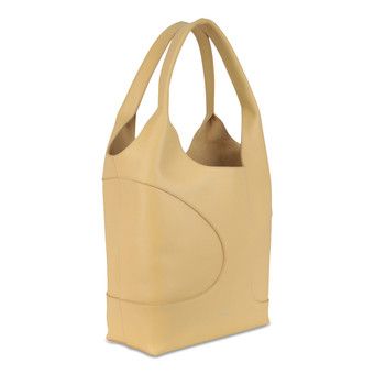 Buy Ferragamo Debossed Cut-Out Hobo Bag 'Light Yellow' - 215985