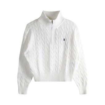 Buy Polo Ralph Lauren Half Zip Long-Sleeve Pullover 'White