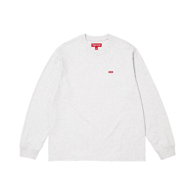 Buy Supreme Small Box Long-Sleeve Tee 'Ash Grey' - FW25KN6 ASH