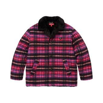 Buy Supreme Plaid Car Coat 'Pink' - FW25J104 PINK | GOAT