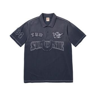 Buy Supreme x True Religion Appliqué Polo 'Navy' - FW25KN3 NAVY | GOAT
