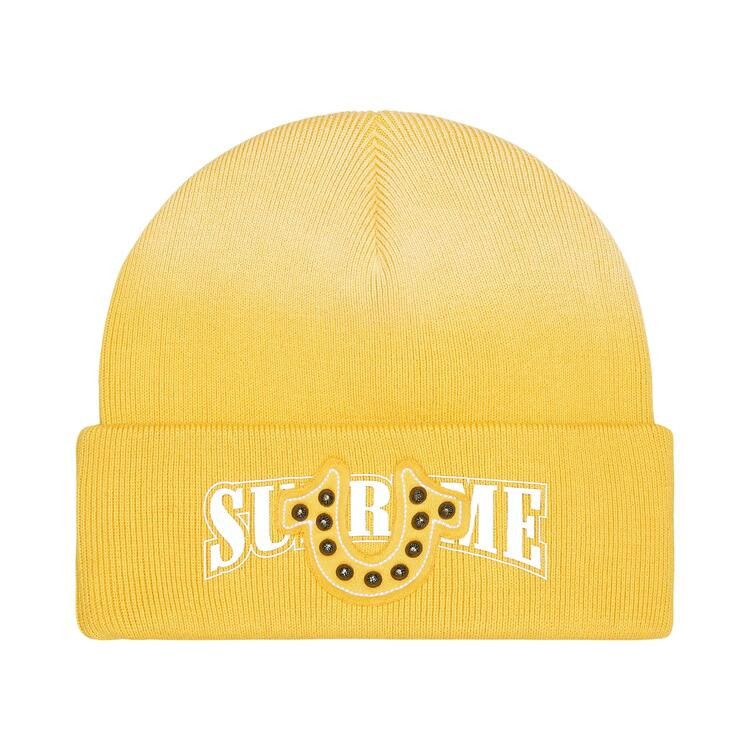 Buy Supreme x True Religion Beanie 'Yellow' - FW25BN31 YELLOW | GOAT