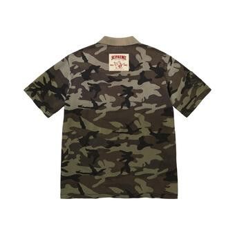 Supreme X True Religion Appliqué Polo Olive Camo Price in India