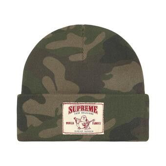 帽子 Supreme truereligion beanie camo Buy Supreme x True Religion Beanie 'Olive Camo' - FW25BN31 OLIVE