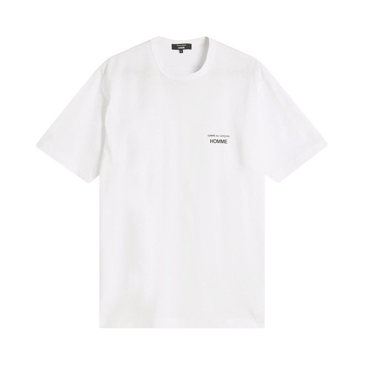 Comme des Garçons Homme Cotton Jersey Print Logo T-Shirt 'White' — foto 2