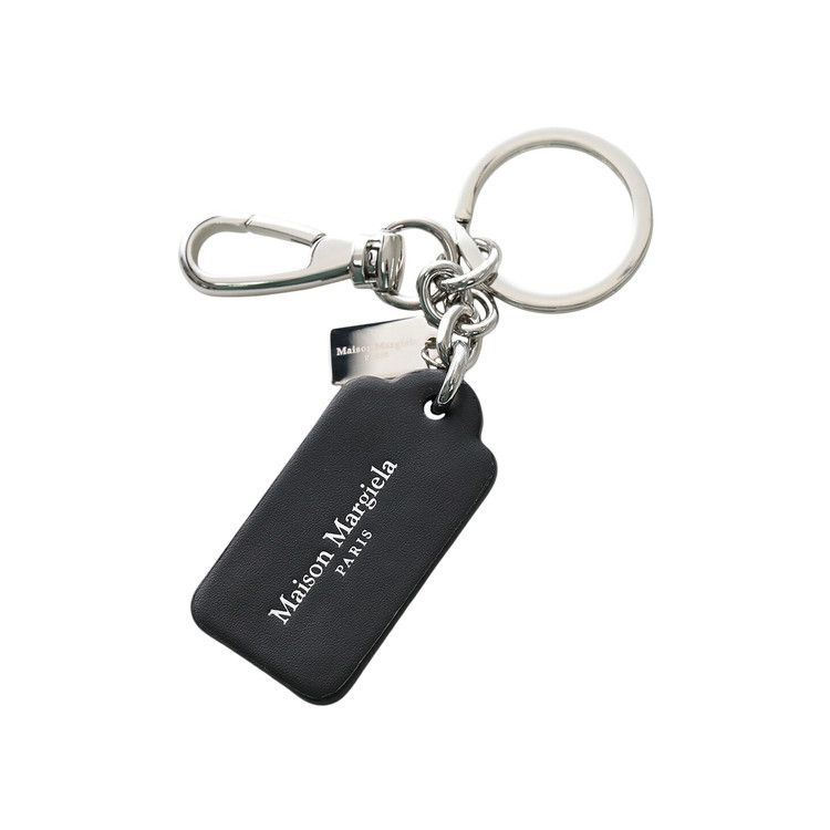 Buy Maison Margiela Small Double Tag Keyring 'Black' - SA2UA0014