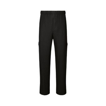 HOMME PLISSE PANTS FF308 黒チェック2サイズ Buy Homme Plissé Issey Miyake Quarry Trouser 'Black' - HP58JF302