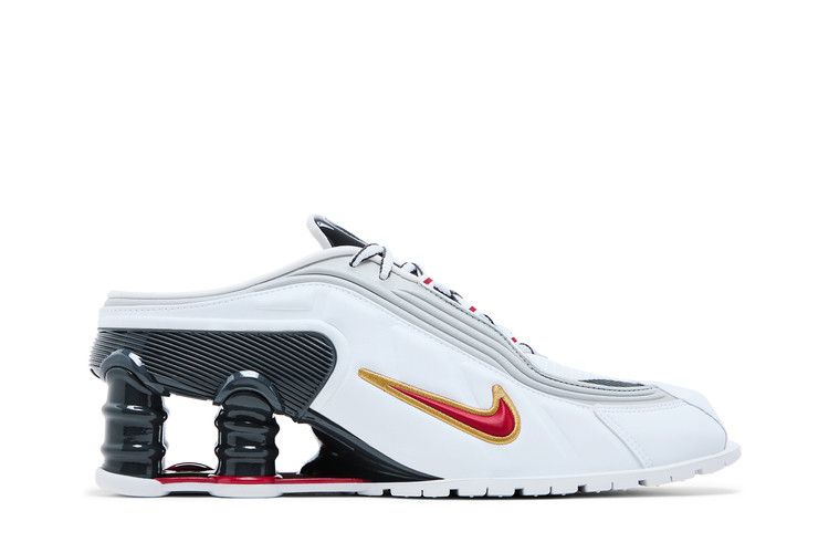Nike Shox MR4 Mule Martine Rose Metallic Platinum Varsity Red (Women's) — foto 2