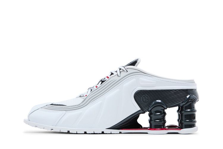 Nike Shox MR4 Mule Martine Rose Metallic Platinum Varsity Red (Women's) — foto 4