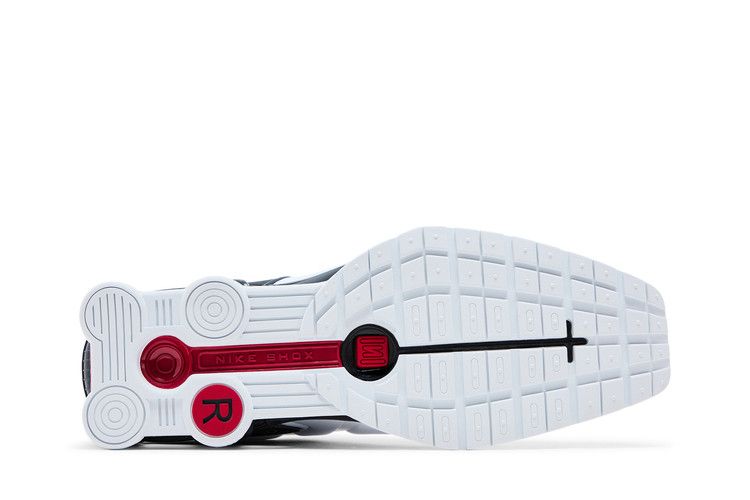 Nike Shox MR4 Mule Martine Rose Metallic Platinum Varsity Red (Women's) — foto 5