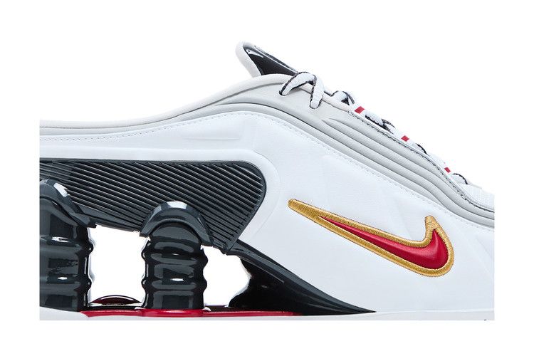 Nike Shox MR4 Mule Martine Rose Metallic Platinum Varsity Red (Women's) — foto 3