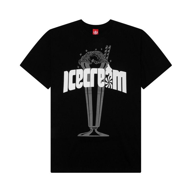 Buy Icecream Chrome Short-Sleeve Tee 'Black' - 451 8204 001 BLAC