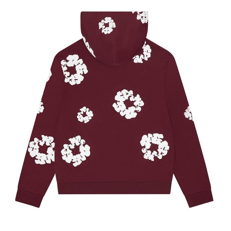 Buy Denim Tears Cotton Wreath Hoodie 'Burgundy' - FW25THD13032340