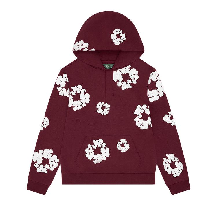 Buy Denim Tears Cotton Wreath Hoodie 'Burgundy' - FW25THD13032340