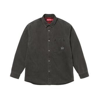 Buy Supreme Quilted Lined Denim Snap Shirt 'Black' - FW25S36 BLACK
