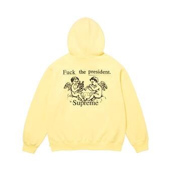 週末限定価格　President Hooded Sweatshirt Supreme President Hooded Sweatshirt Dark Blue Men's - FW25 - US