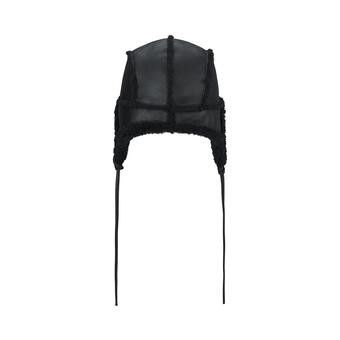 Buy Supreme Shearling Lined Earflap Cap 'Black' - FW25H77 BLACK | GOAT