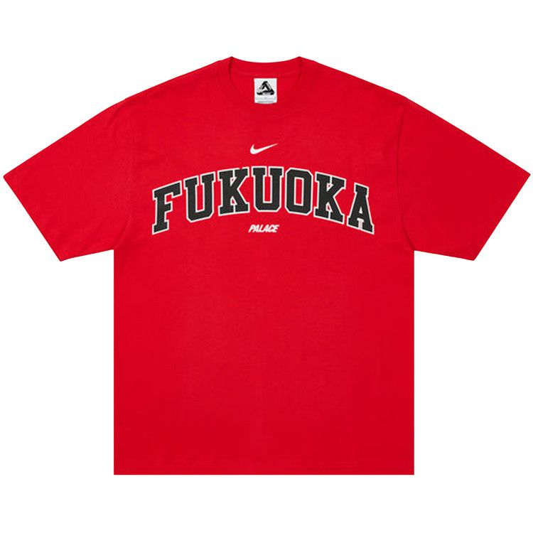 Buy Palace x Nike Shop T-Shirt 'Fukuoka Red' - P29TS292 | GOAT