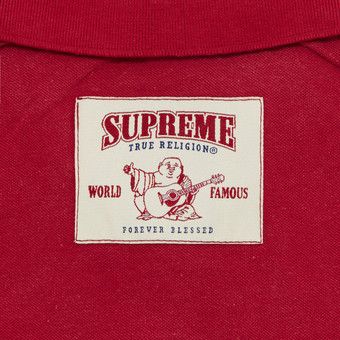 Buy Supreme x True Religion Appliqué Polo 'Red' - FW25KN3 RED | GOAT