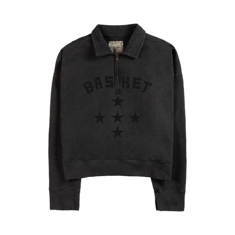 Buy Basketcase Gallery Spellout A Vintage Quarter Zip 'Vintage