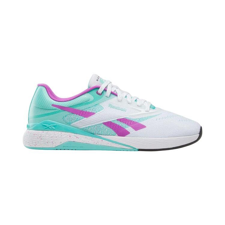 Reebok Nano X5 White Aqua Purple Rave