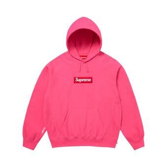 Buy Supreme Box Logo Hooded Sweatshirt 'Magenta' - FW25SW14