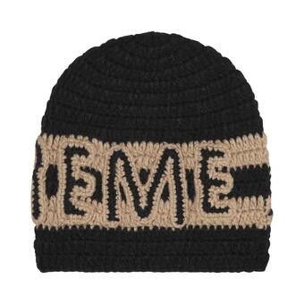 Buy Supreme Crochet Logo Beanie 'Black' - FW25BN46 BLACK | GOAT