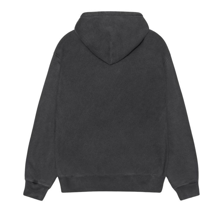 Stussy Smooth Stock Pigment Dyed Zip Hoodie 'black'