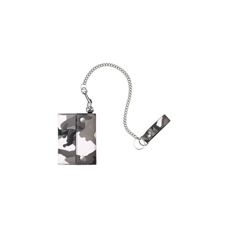 Buy Supreme Leather Chain Wallet 'Snow Camo' - SS25B13 SNOW CAMO