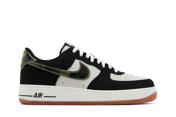 Nike Air Force 1 Low '07 LV8 Black Patent Camo Swoosh — foto 2