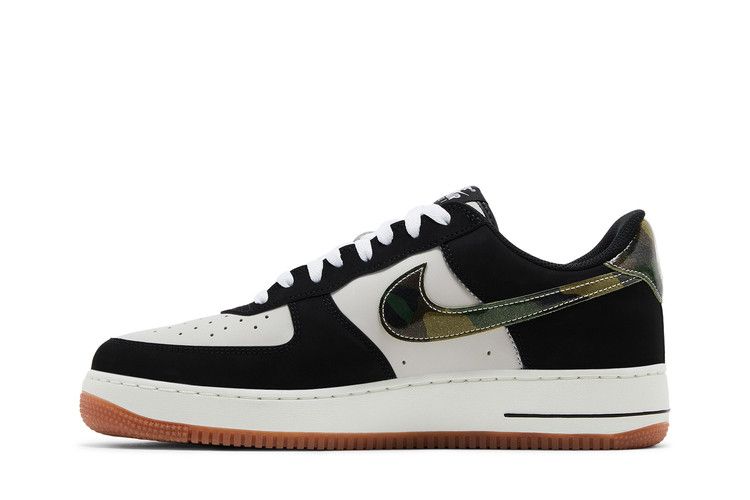 Nike Air Force 1 Low '07 LV8 Black Patent Camo Swoosh — foto 4