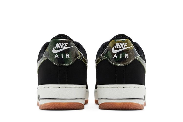 Nike Air Force 1 Low '07 LV8 Black Patent Camo Swoosh — foto 7