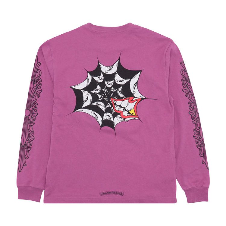 Chrome Hearts X Matty Boy Spider Long-Sleeve Purple