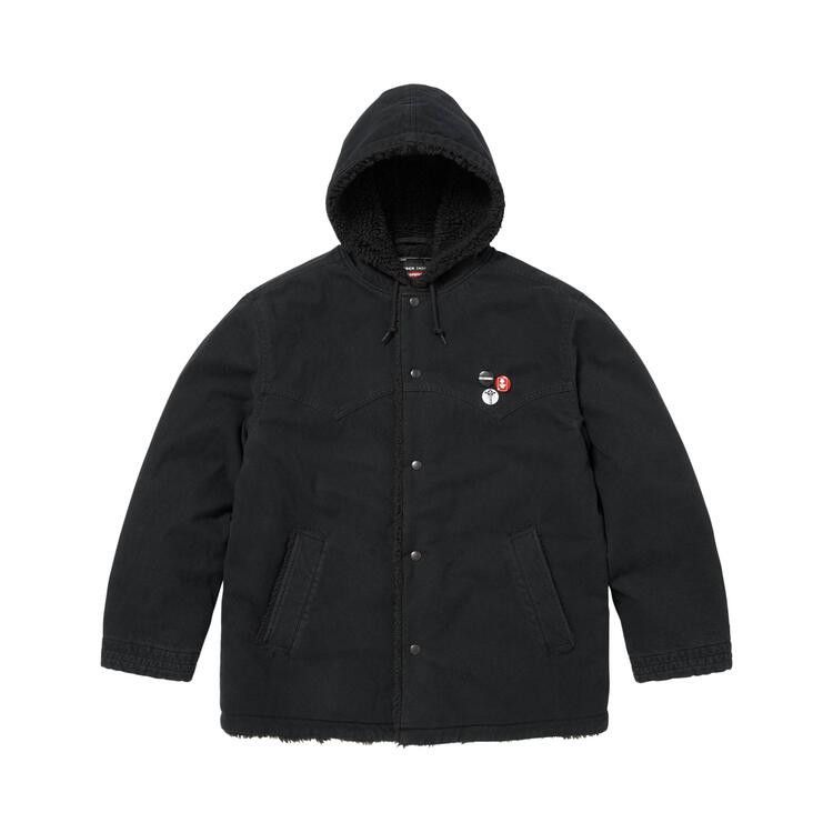 Buy Supreme x Number (N)Ine Faux Shearling Hooded Coat 'Black