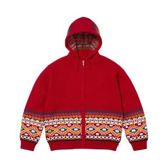 Supreme ニットポロ Buy Supreme Beaded Zip Up Hooded Sweater 'Red' - FW25SK43 RED | GOAT